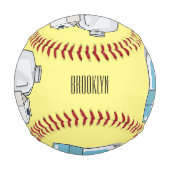 Abbildung des Cartoon Baseball (Vorderseite)