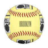 Abbildung des Cartoon Baseball (Rückseite)