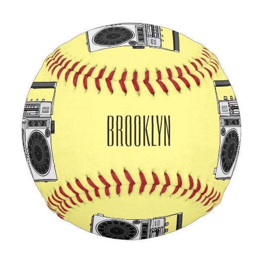 Abbildung des Cartoon Baseball (Rückseite)