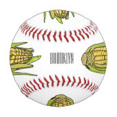 Abbildung des Cartoon Baseball (Rückseite)