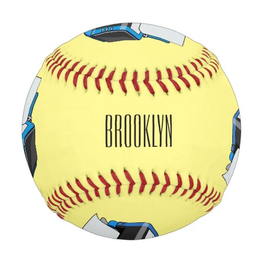 Abbildung des Cartoon Baseball (Rückseite)