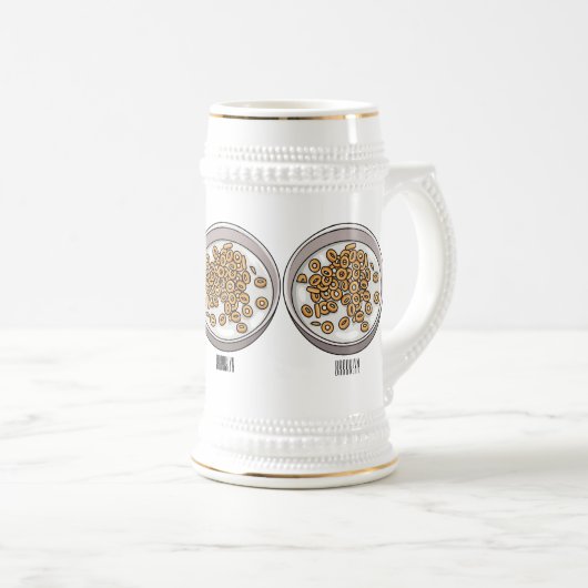 Abbildung des Cartoon Bierglas (VorderseiteRechts)