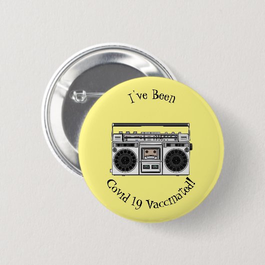 Abbildung des Cartoon Button (Vorne & Hinten)