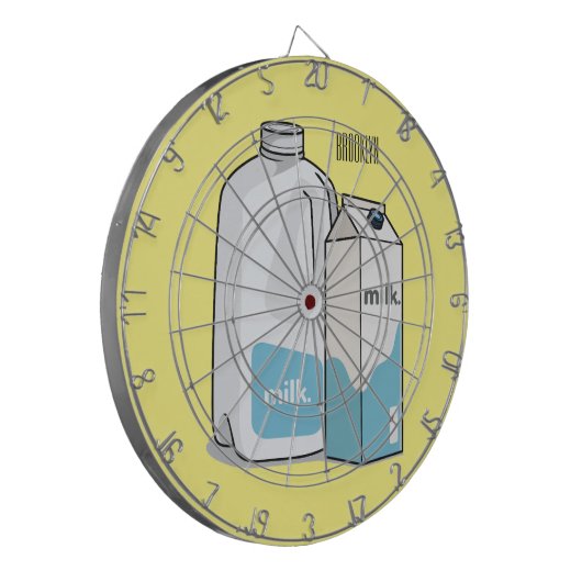 Abbildung des Cartoon Dartscheibe (Vorderseite Links)