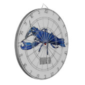 Abbildung des Cartoon Dartscheibe (Vorderseite Links)