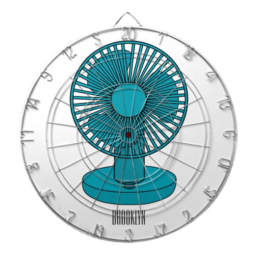 Abbildung des Cartoon Dartscheibe (vorne)