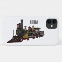 Abbildung des Cartoon der Dampflokomotive