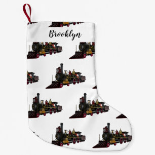 Abbildung des Cartoon der Dampflokomotive Kleiner Weihnachtsstrumpf