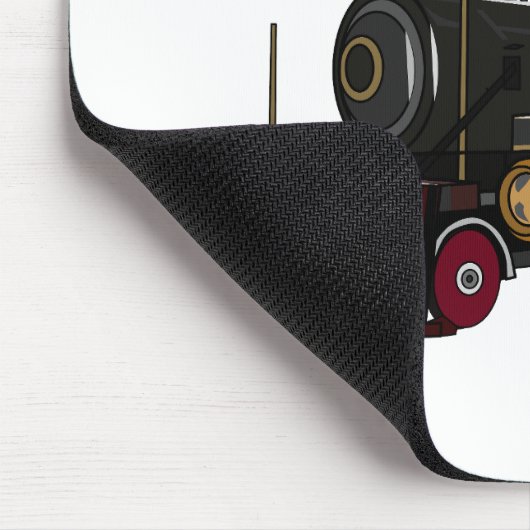 Abbildung des Cartoon der Dampflokomotive Mousepad (Ecke)