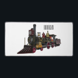 Abbildung des Cartoon der Dampflokomotive Schreibtischunterlage<br><div class="desc">Abbildung des Cartoon der Dampflokomotive</div>