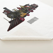 Abbildung des Cartoon der Dampflokomotive Sherpadecke (3/4)