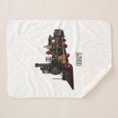 Abbildung des Cartoon der Dampflokomotive Sherpadecke (Vorderseite (Horizontal))