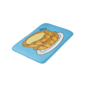 Abbildung des Cartoon der Eier Badematte (Schrägansicht)