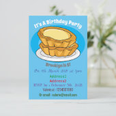 Abbildung des Cartoon der Eier Einladung (Stehend Vorderseite)