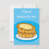 Abbildung des Cartoon der Eier Einladung (Rückseite)