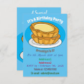 Abbildung des Cartoon der Eier Einladung (Vorne/Hinten)