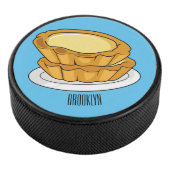 Abbildung des Cartoon der Eier Eishockey Puck (3/4)