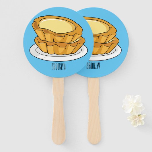 Abbildung des Cartoon der Eier Fächer (Vorne und Hinten)