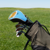 Abbildung des Cartoon der Eier Golf Headcover (In SItu)