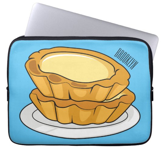 Abbildung des Cartoon der Eier Laptopschutzhülle (Vorderseite)
