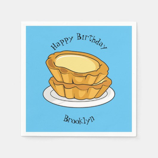 Abbildung des Cartoon der Eier Serviette (Vorderseite)