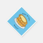 Abbildung des Cartoon der Eier Serviette (Ecke)