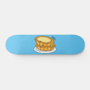 Abbildung des Cartoon der Eier Skateboard