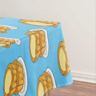 Abbildung des Cartoon der Eier Tischdecke