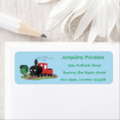 Abbildung des Cartoon der niedlichen Dampfzuglokom (Insitu)