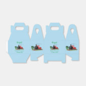 Abbildung des Cartoon der niedlichen Dampfzuglokom Geschenkschachtel (Ungefaltet)