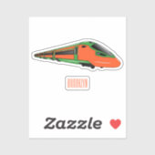 Abbildung des Cartoon des Bullet Aufkleber (Blatt)