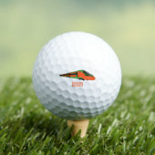 Abbildung des Cartoon des Bullet Golfball (Insitu T-Shirt)