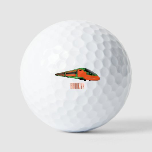 Abbildung des Cartoon des Bullet Golfball (Vorderseite)