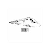 Abbildung des Cartoon des Bullet Gummistempel (Prägung)