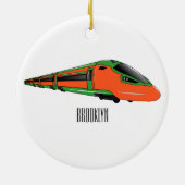 Abbildung des Cartoon des Bullet Keramik Ornament (Hinten)