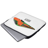 Abbildung des Cartoon des Bullet Laptopschutzhülle (Vorne Knopf)