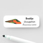 Abbildung des Cartoon des Bullet Namensschild (Beispiel)