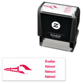 Abbildung des Cartoon des Bullet Permastempel (Beispiel)