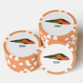Abbildung des Cartoon des Bullet Pokerchips (Stapel)