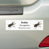 Abbildung des Cartoon des Käfers Autoaufkleber (Auf Auto)