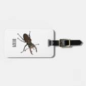 Abbildung des Cartoon des Käfers Gepäckanhänger (Vorderseite horizontal)