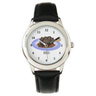 Abbildung des Cartoon des Lammes Armbanduhr