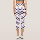 Abbildung des Cartoon des Lammes Capri Leggings (Rückseite)