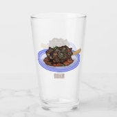 Abbildung des Cartoon des Lammes Glas (Rückseite)
