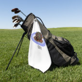 Abbildung des Cartoon des Lammes Golfhandtuch (Gras)