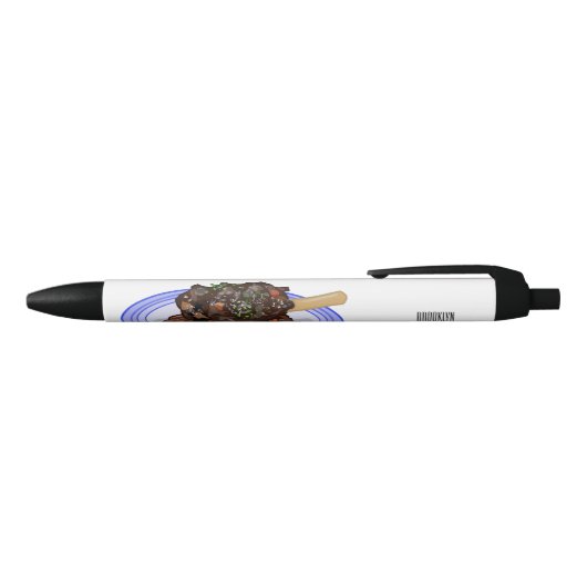 Abbildung des Cartoon des Lammes Kugelschreiber (Oberseite)