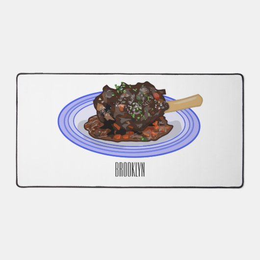 Abbildung des Cartoon des Lammes Schreibtischunterlage (Vorderseite)