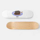 Abbildung des Cartoon des Lammes Skateboard (Horizontal)
