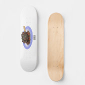 Abbildung des Cartoon des Lammes Skateboard (Vorderseite)