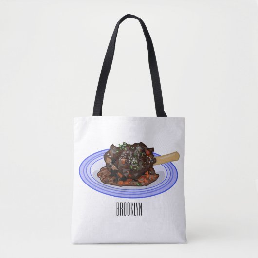 Abbildung des Cartoon des Lammes Tasche (Vorderseite)